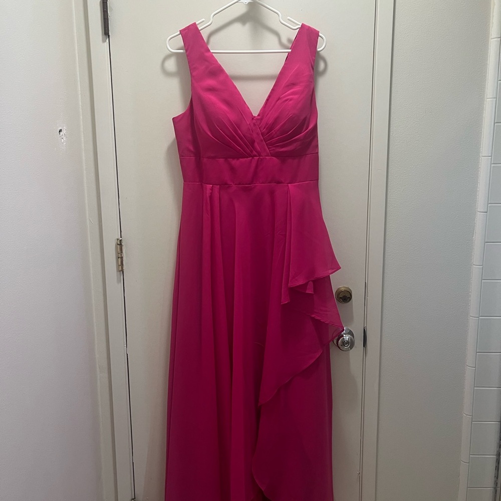 Elegant Pink Evening Gown